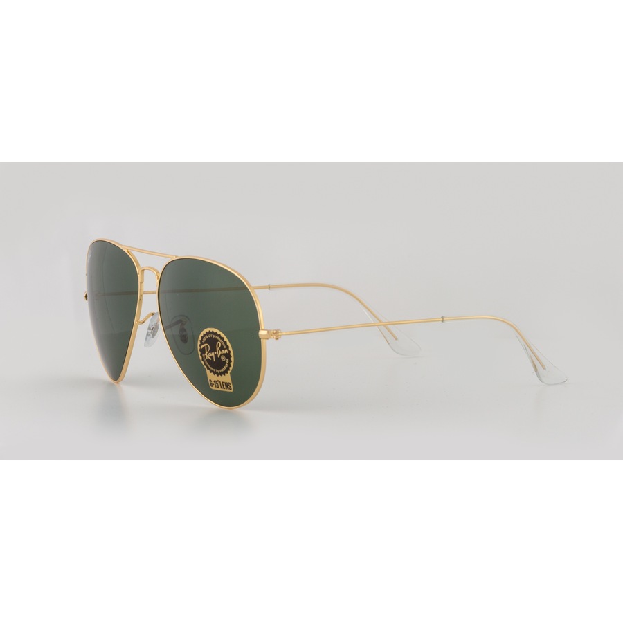Ray-Ban Aviator Large Metal II Sunglasses in Gold and Green