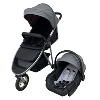 Brand New 3in1 Mamakiddies 3 Wheel Baby Pram 0-4 years With Carry Cot Baby Stroller Jogger Buggy