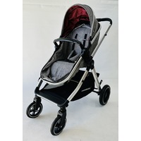 Pacto City Grey Aluminium Alloy 2in1 Baby Pram Baby Stroller Jogger Push chair