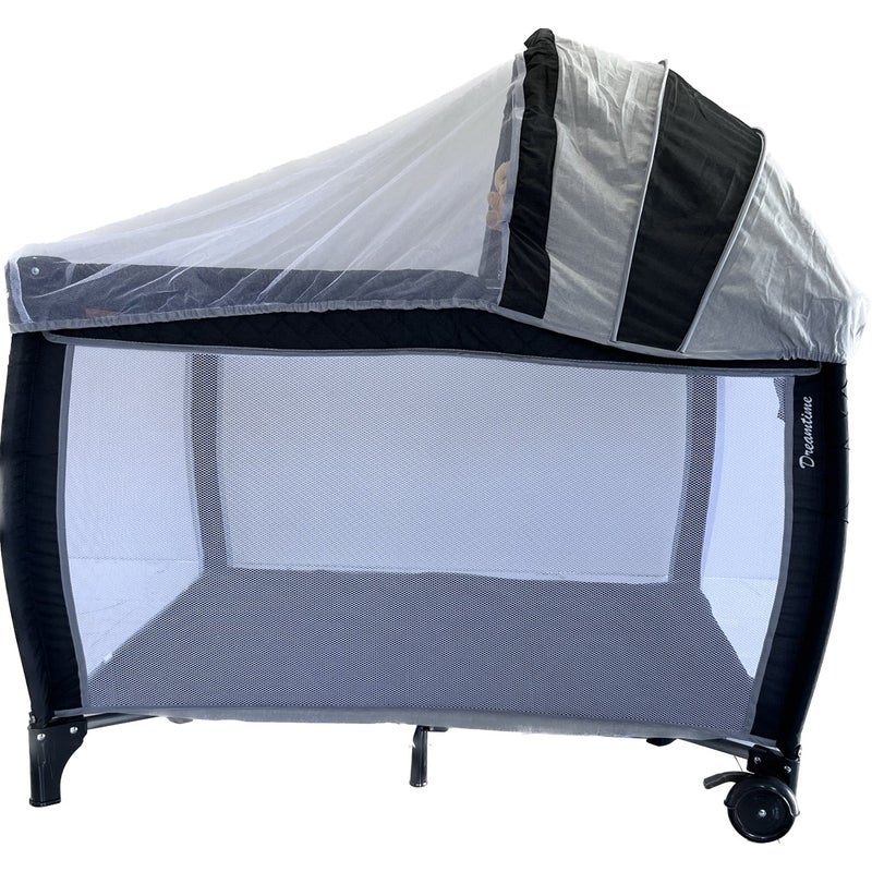 Buy Dreamtime Grey Portacot Travel cot Sliding Foldable