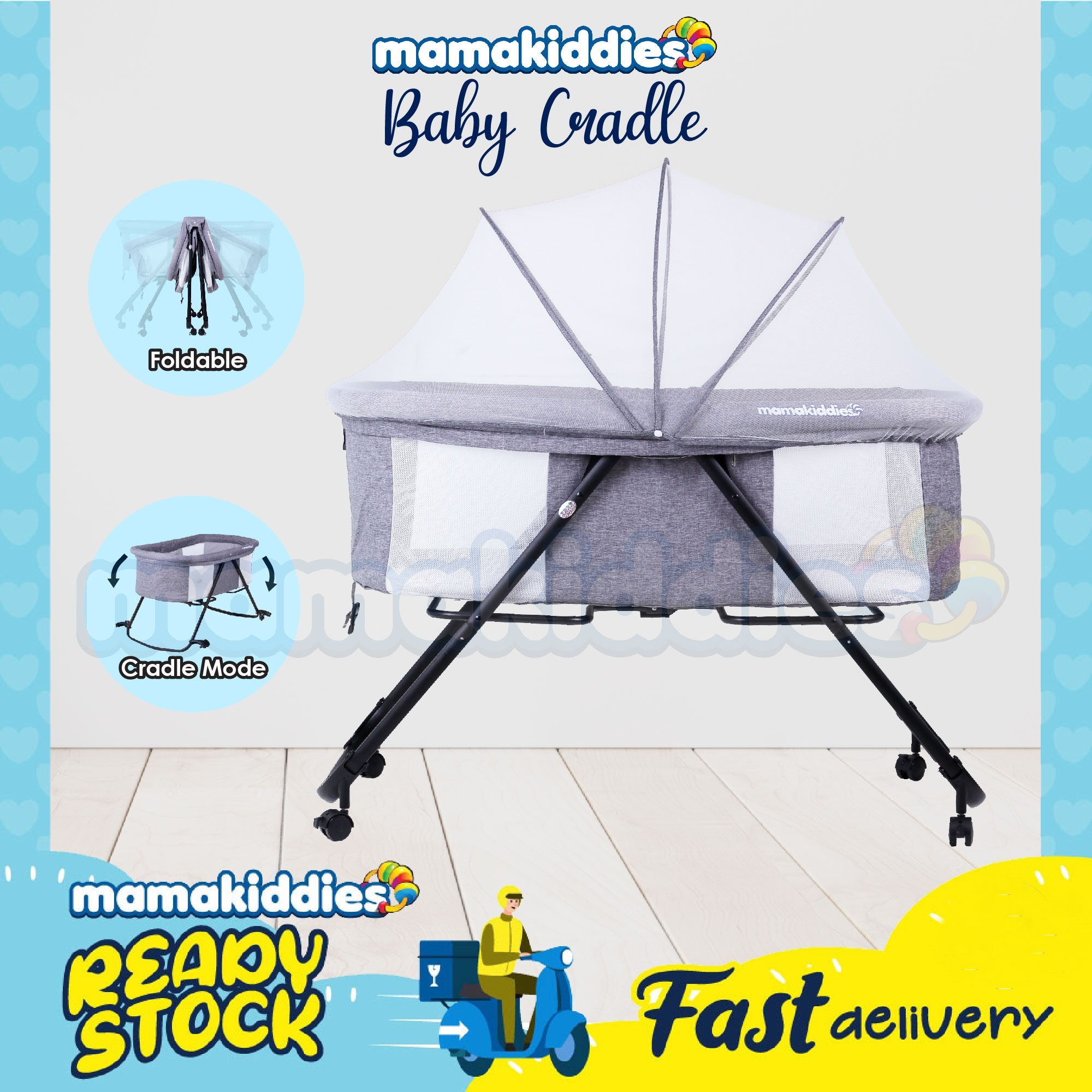 collapsible travel cot