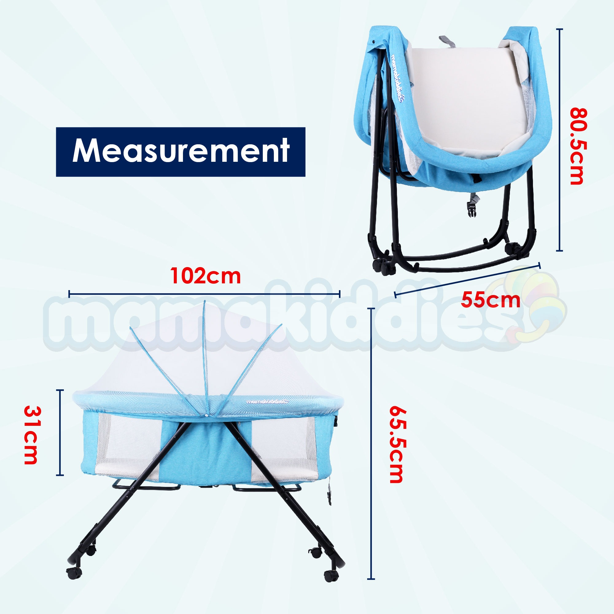 folding travel cot