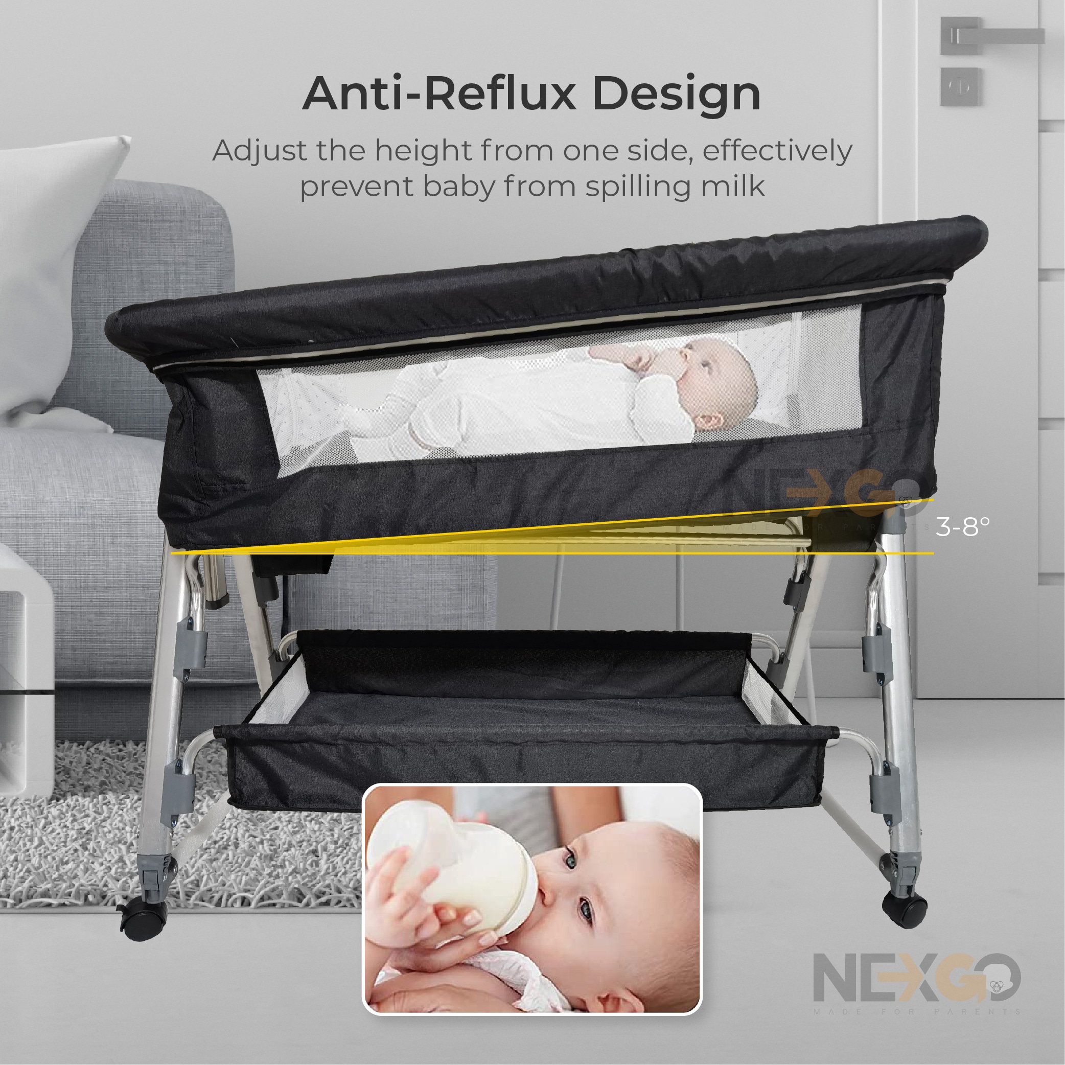 Adjustable height co sales sleeper