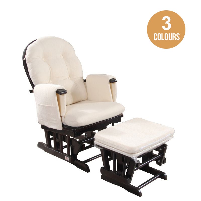 Glider Breastfeeding Rocking Chair with Ottoman | Buy Nursery Furniture