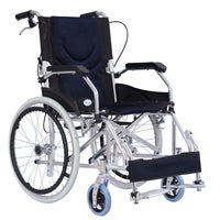 EQUIPMED Power Electric Wheelchair, Airline Approved Wheel Chair,  Lightweight, Long Range, Lithium Batteries, Black & Silver