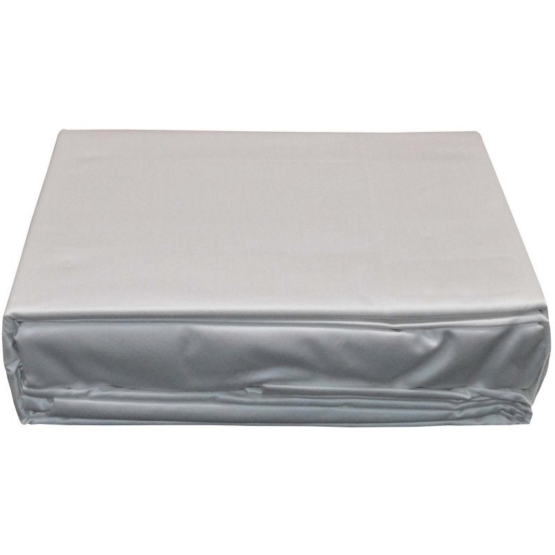 1500 TC White Single Bed Sheet Sets w/ Pure Cotton
