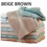 Brown Organic Cotton Pack - 2 Bath & 1 Hand Towels