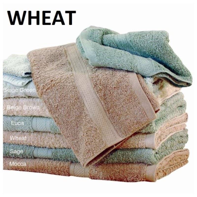 Wheat Organic Cotton Pack - 2 Bath & 1 Hand Towels
