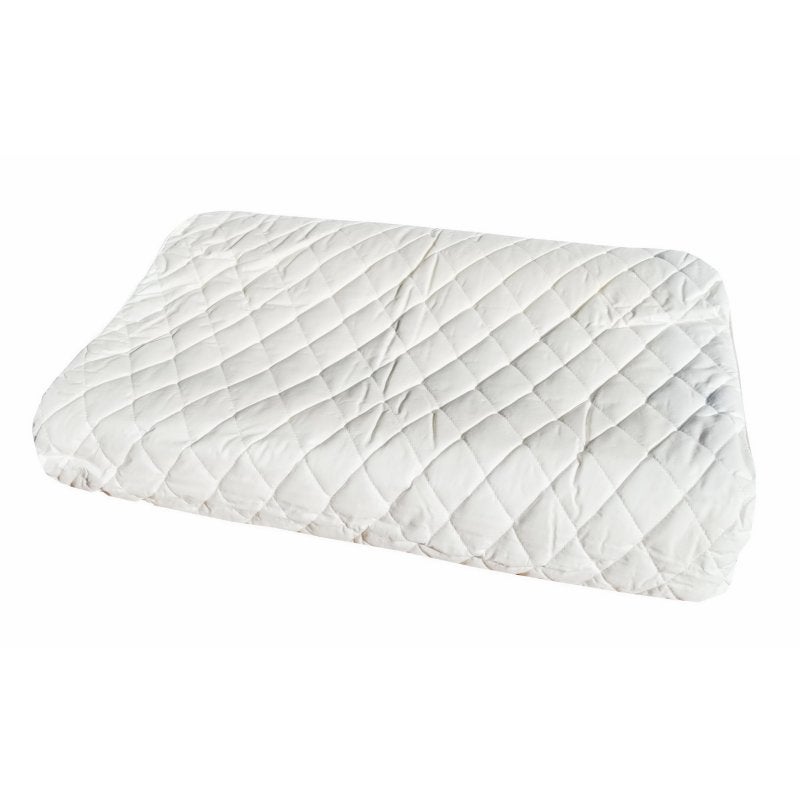 Therapeutic Contoured Latex Pillow with Quilt Cover