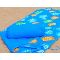 Roll-Up Reversible Beach Mat with Pillow
