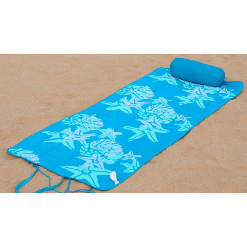 Buy RollUp Reversible Beach Mat with Pillow MyDeal