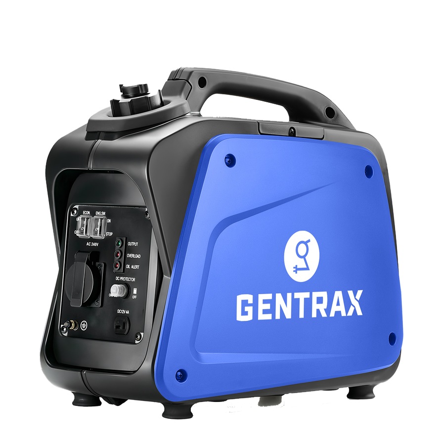 GENTRAX GT1200 Portable Inverter Generator – 1.2KW Pure Sine Wave, Lightweight & Quiet, Perfect for Camping & Emergencies