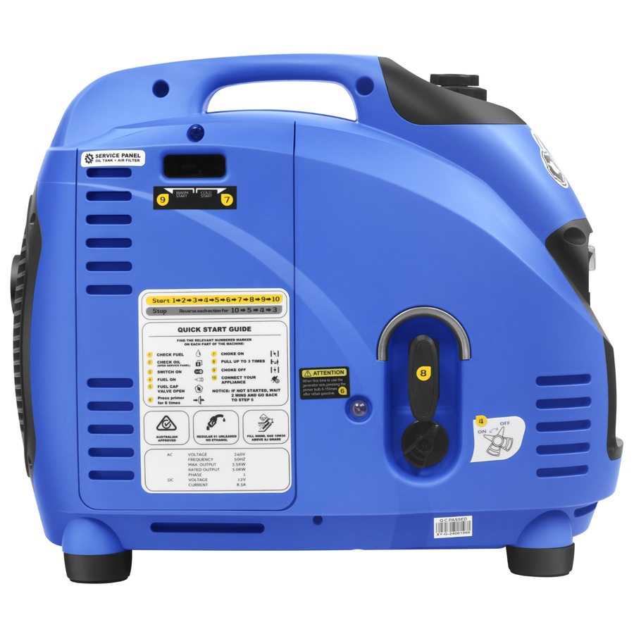 GENTRAX 3.5KW Inverter Generator + 600W VoltX Power Station – Reliable Power for Emergencies