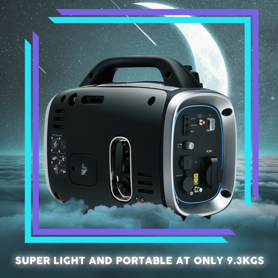 GENTRAX GPRO 800 Portable Inverter Generator – 800W Pure Sine Wave, Compact & Quiet, Ideal for Camping & Emergencies
