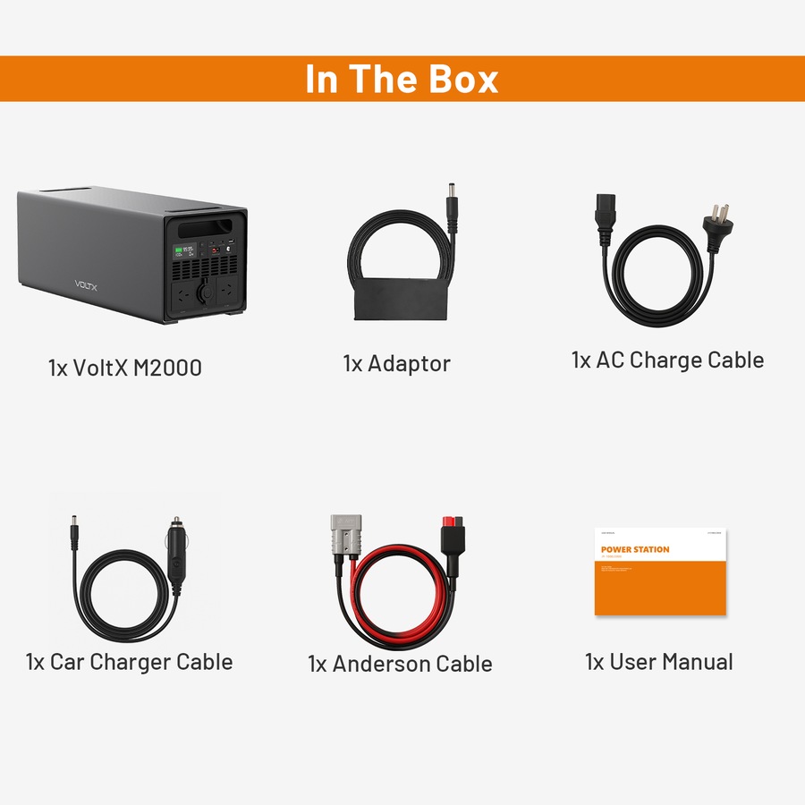 VoltX 2000W Power Station – High-Capacity 1536Wh Portable Energy for Emergencies & Outdoor Adventures