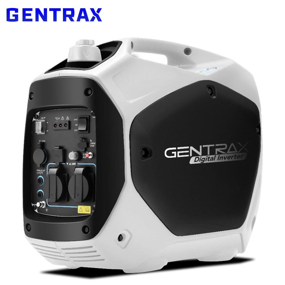 GENTRAX Inverter Generator 2.2KW Max 2.0KW Rated Sine Wave Petrol Electric Start
