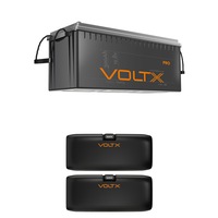 VoltX 12V 300Ah Lithium Battery LiFePO4 RV 4WD 300A BMS 2x 5000mAh Power Bank 20W Mini Charger