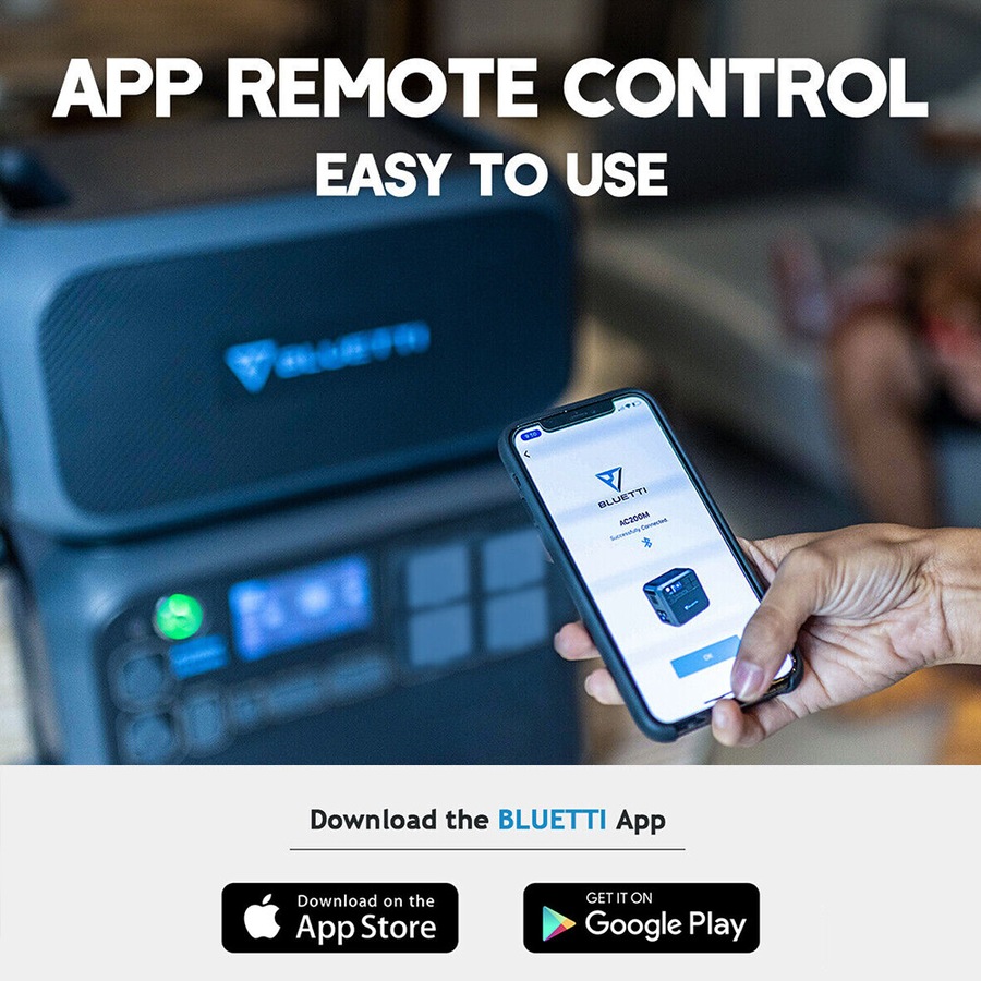 BLUETTI AC200MAX Expandable Power Station 2200W 2048Wh