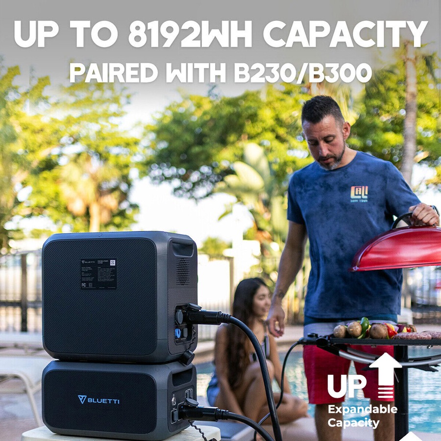 BLUETTI AC200MAX Expandable Power Station 2200W 2048Wh