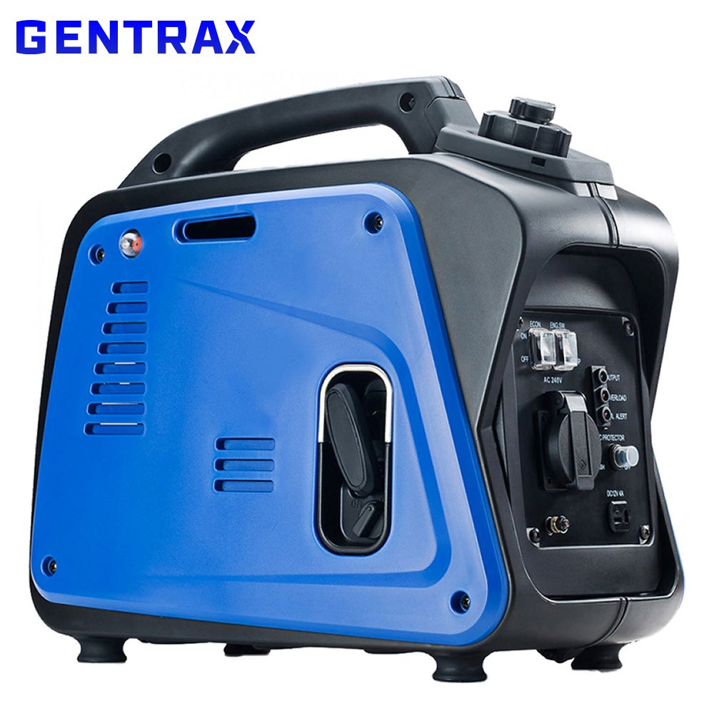 GenTrax GT1200 Inverter Generator 1200W Max 100% Pure Sine Wave Petrol Portable for Camping Home