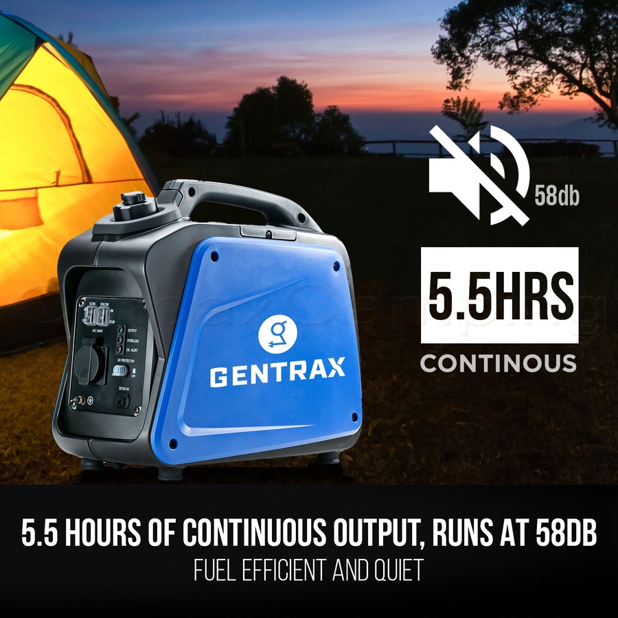 GENTRAX 1.2KW Emergency Inverter Generator Compact Backup