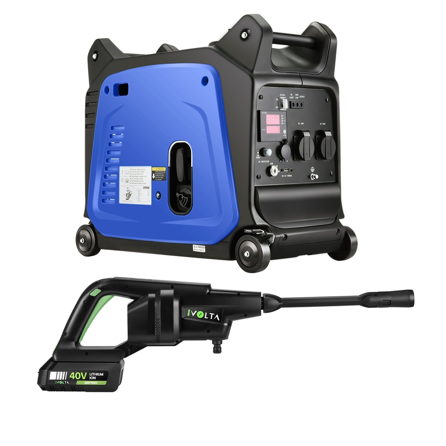 Buy GENTRAX 3.5KW Inverter Generator + 40V Cordless High Pressure ...