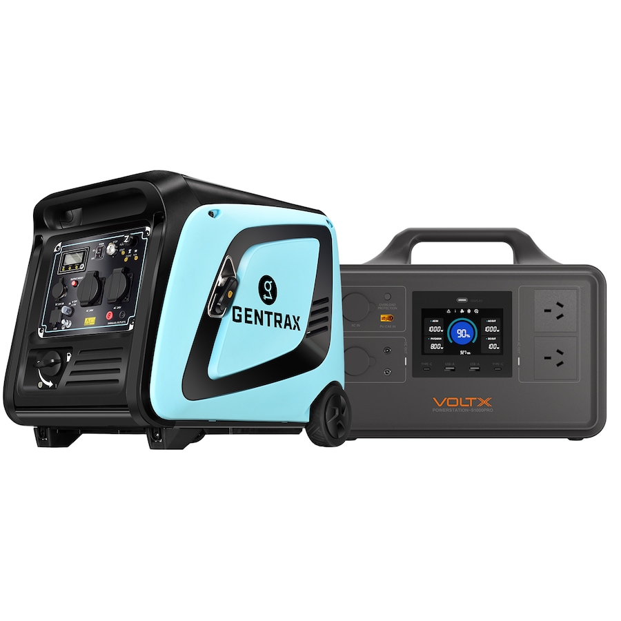 GENTRAX 4.2KW Inverter Generator + 1800W VoltX Power Station – Emergency & Off-Grid Power Solution