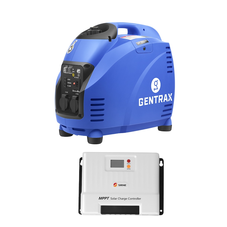 GENTRAX GT3500 3.5kW Inverter Generator + 20A MPPT Solar Controller