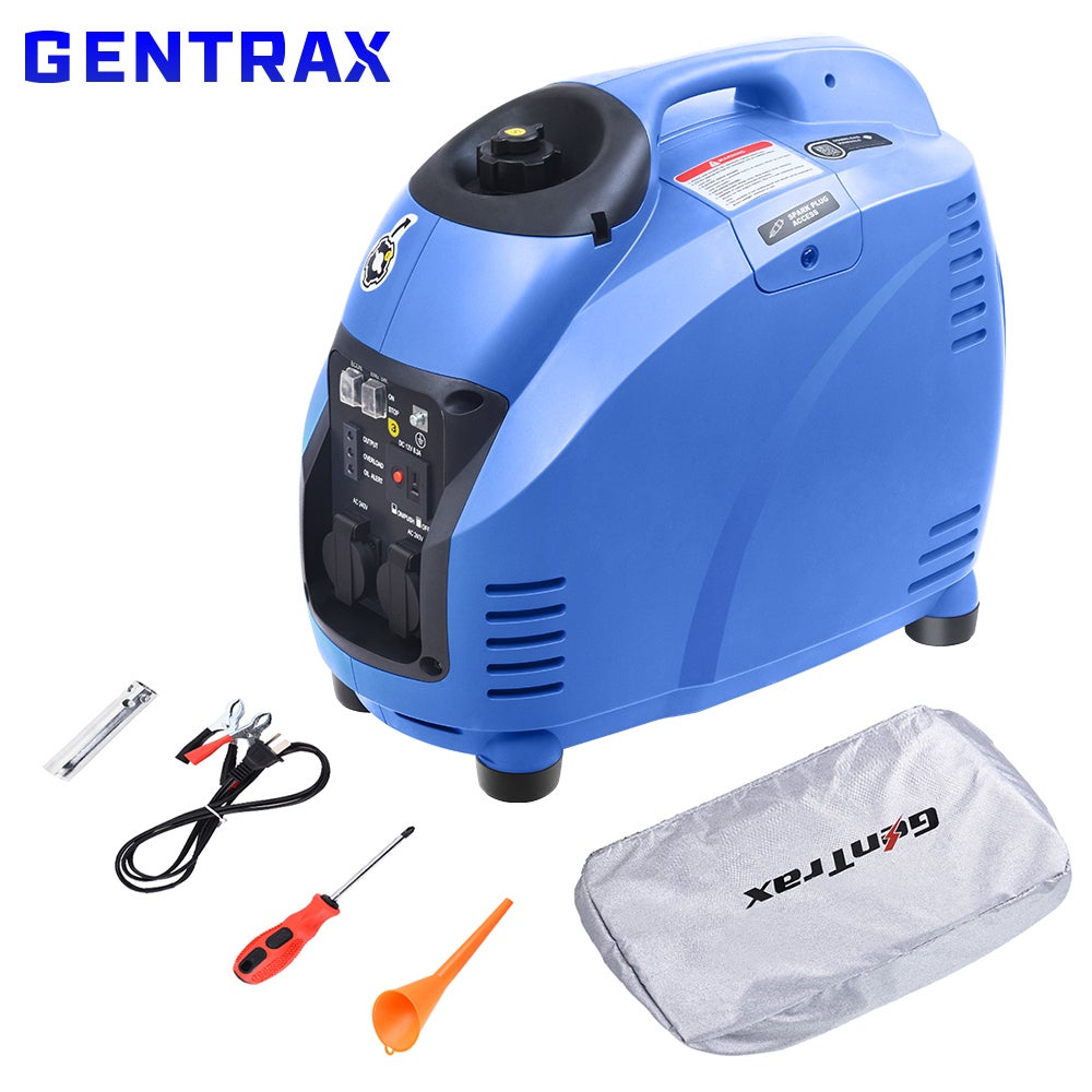 GENTRAX Inverter Generator 3500W Pure Sine Wave Petrol Portable for Camping Home