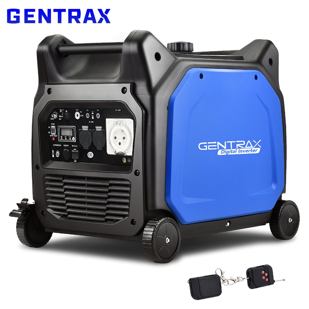 GENTRAX GT6600 Inverter Generator 6.6KW Max Pure Sine Remote Start Camping 2x 15A Outlets + 1x 30A Outlet