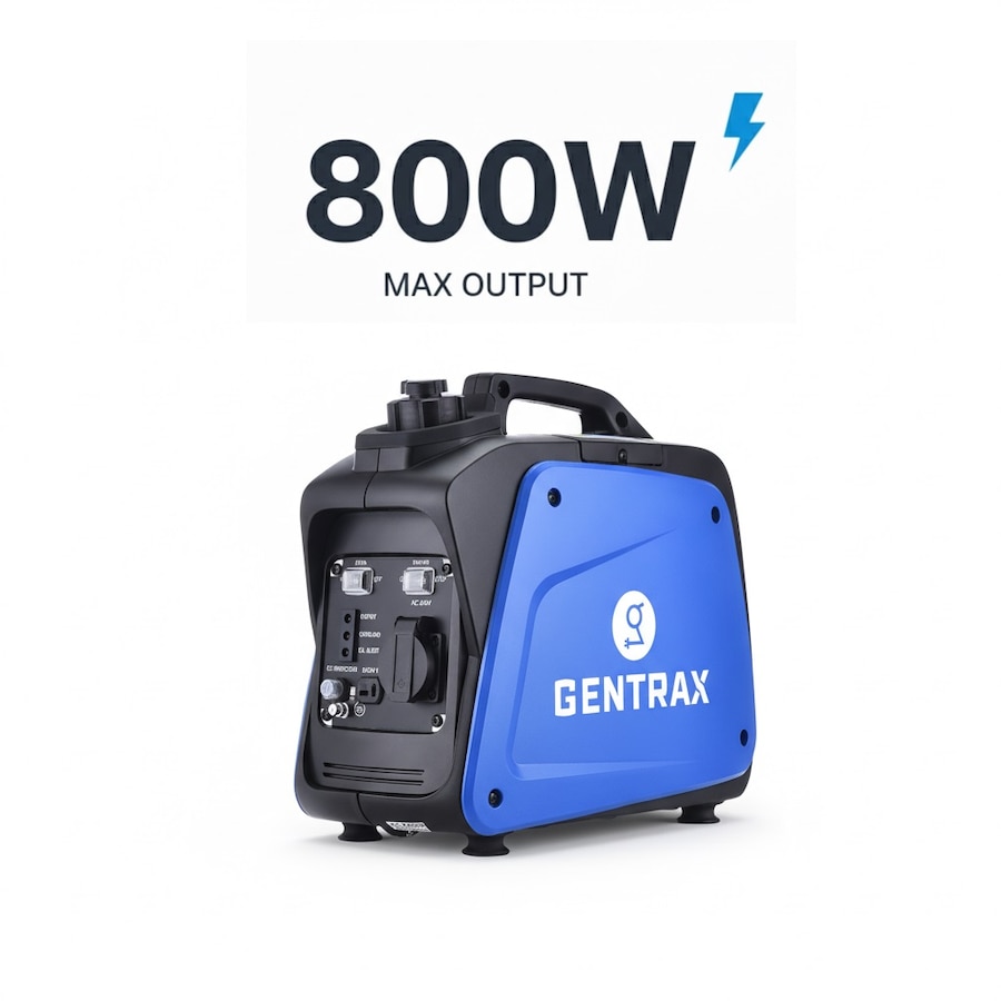 GENTRAX GT800 Inverter Generator 800W Max 700W Rated Lightweight 8.5kg Camping