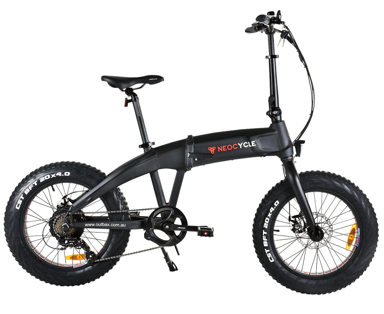 NEOCYCLE 250W 20" Electric Bike Adult E-Bike Urban Bicycle - Shimano 7 Speed - LCD Display - 48V 10Ah Lithium Battery