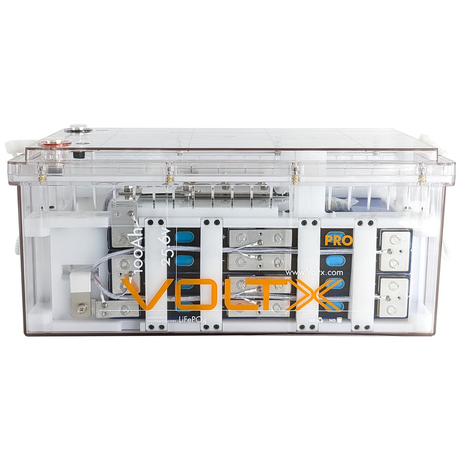 VoltX 24V 100Ah Lithium Battery 4,000 Deep Cycle, 5 Years Warranty