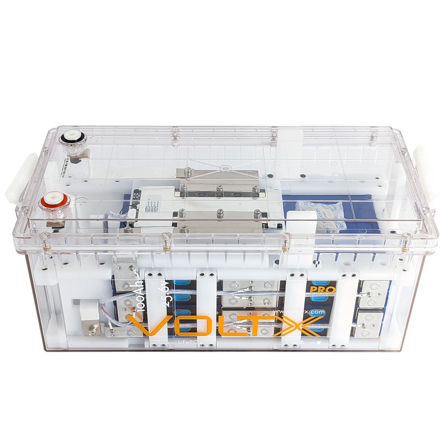 VoltX 24V 100Ah Lithium Battery 4,000 Deep Cycle, 5 Years Warranty