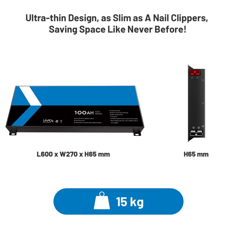 Buy GENTRAX 12V 100Ah Blade Lithium Iron Phosphate Battery LiFePO4