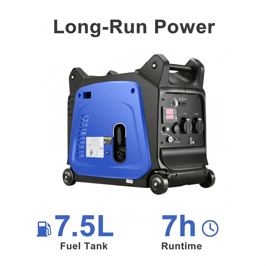 GENTRAX 3.5KW Inverter Generator GTX3500 Reliable Power for Flood Emergency