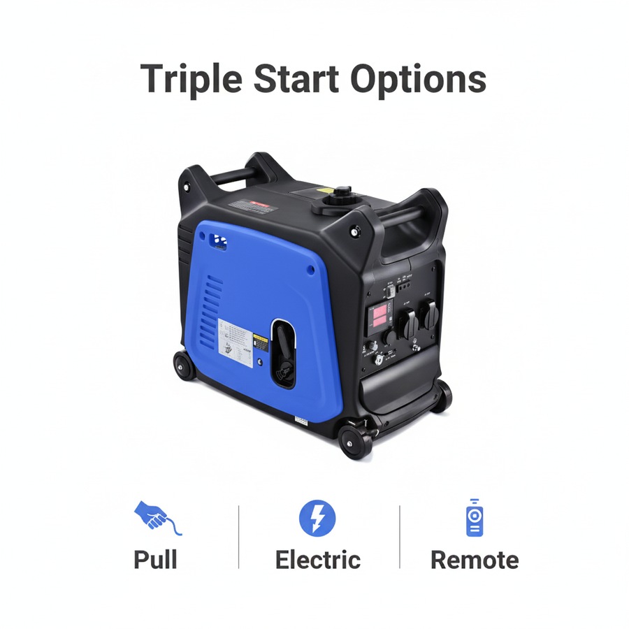 GENTRAX 3.5KW Inverter Generator GTX3500 Reliable Power for Flood Emergency