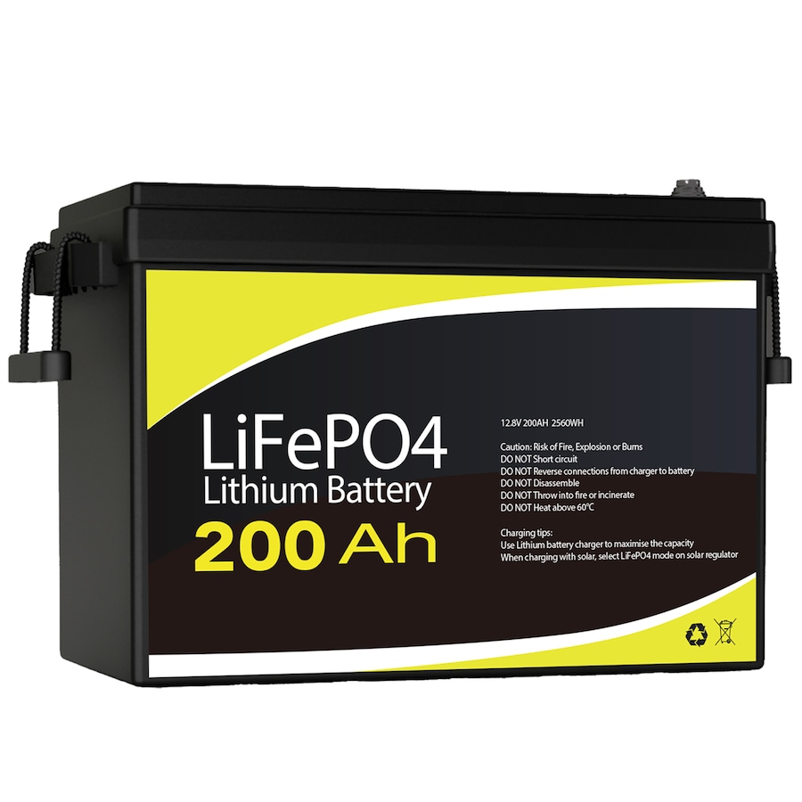 200Ah 12V Lithium Battery Deep Cycle 2560Wh – Reliable Power for Camping, RV & Emergencies