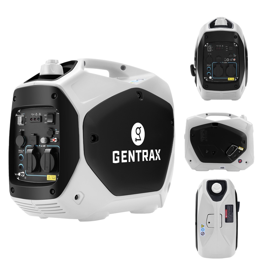 GENTRAX GPRO 2200 Inverter Generator 2.2KW Max 2.0KW Rated 2x USB Port