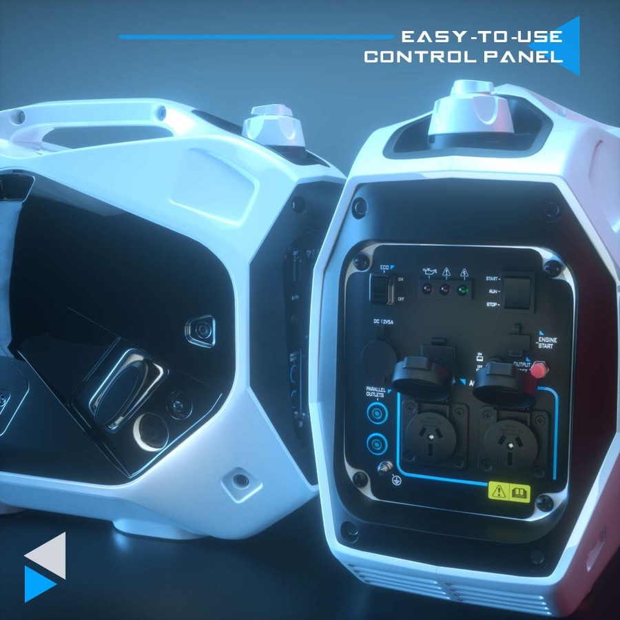 GENTRAX GPRO 2200 Inverter Generator 2.2KW Max 2.0KW Rated 2x USB Port