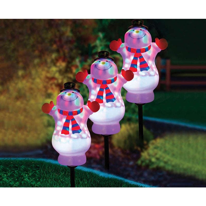 Buy Stockholm Christmas Lights 3pcs LED Snowman Auto Disco Effect Path ...