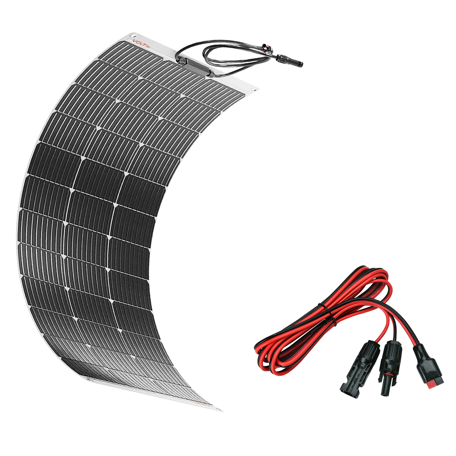 VoltX 100W Solar Panel Flexible + MC4 to Anderson Connector Australia