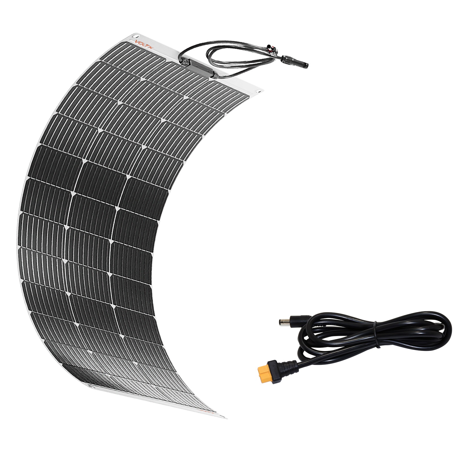 VoltX 100W Solar Panel Flexible + XT60 Male Female Connector Plug DC5521 Adapter