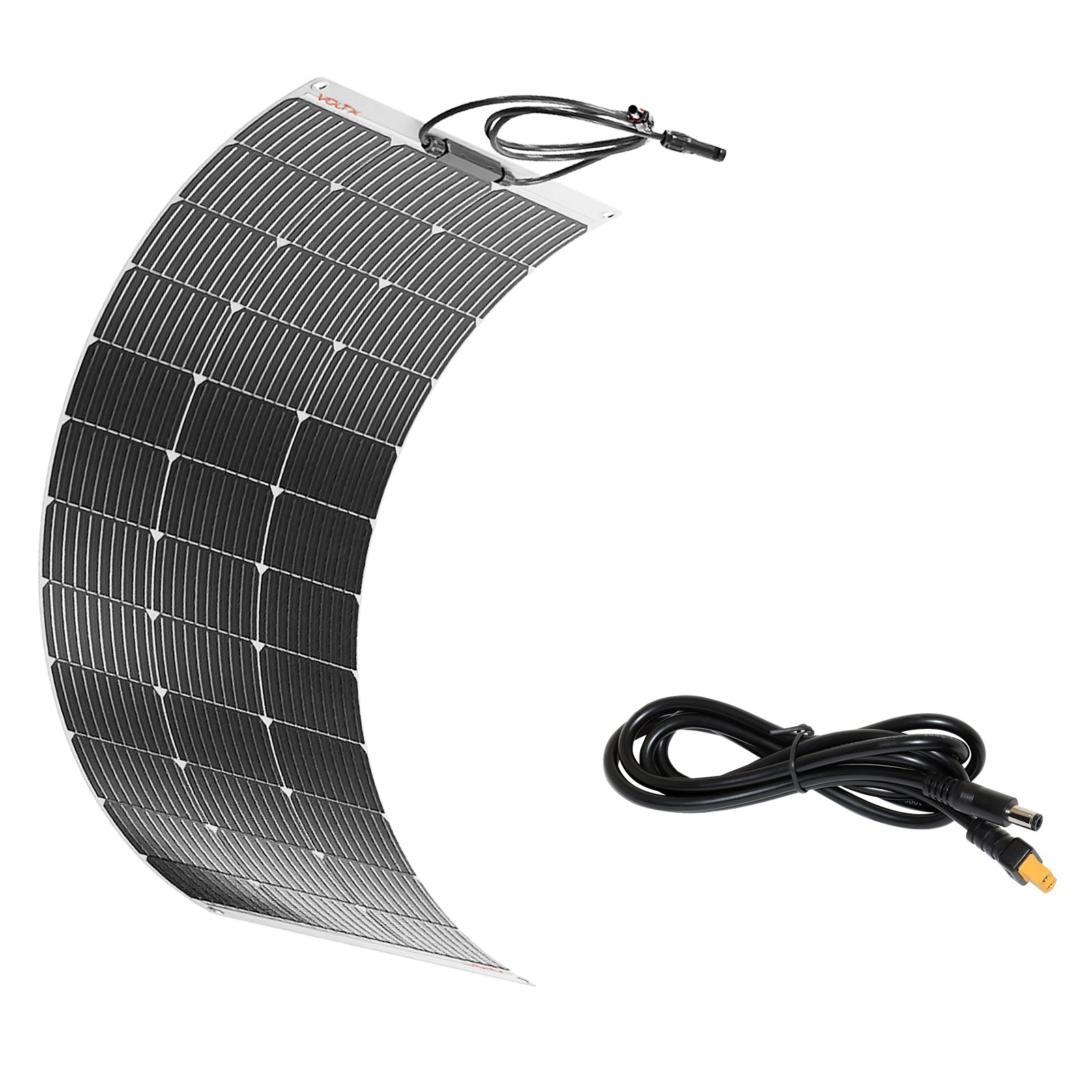 VoltX 100W Solar Panel Flexible + XT60 Male Female Connector Plug DC6530 Adapter