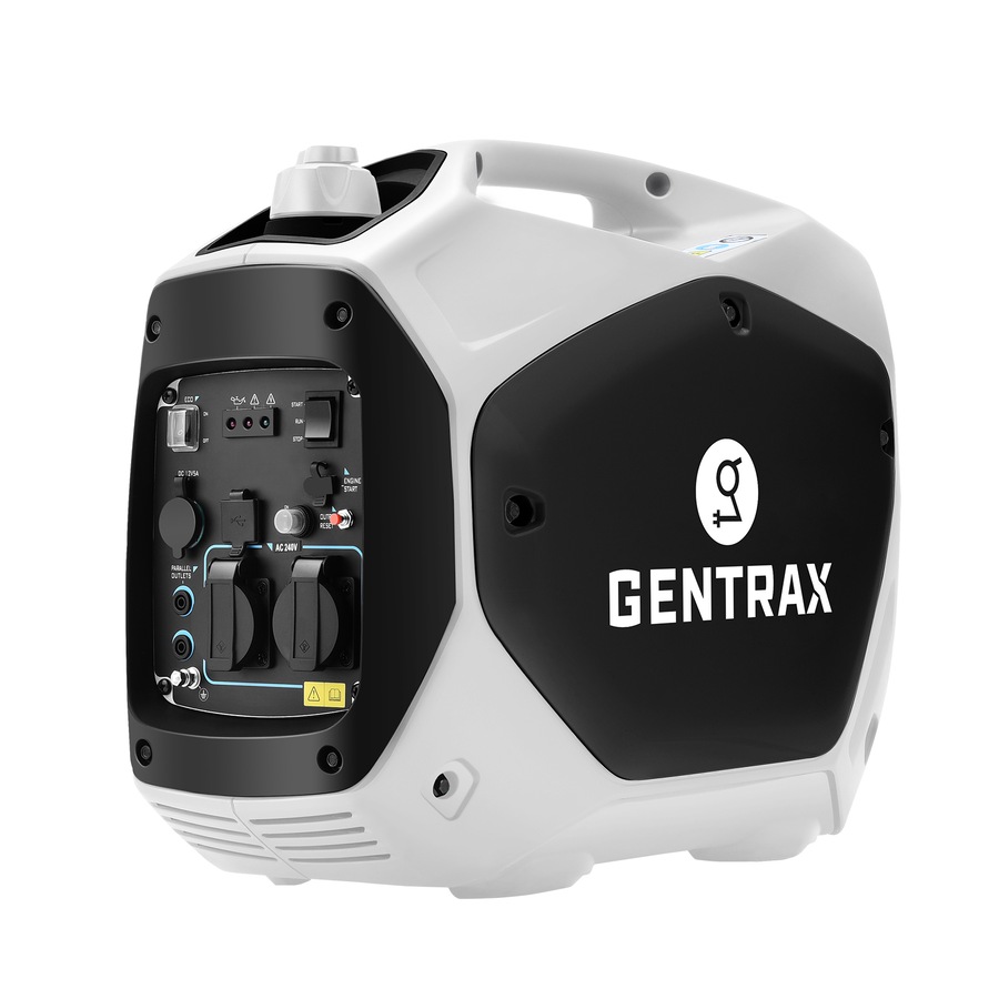 GENTRAX GPRO 2200 Inverter Generator - 2.2KW Max, 2.0KW Rated, Sine Wave, Petrol - Electric Start