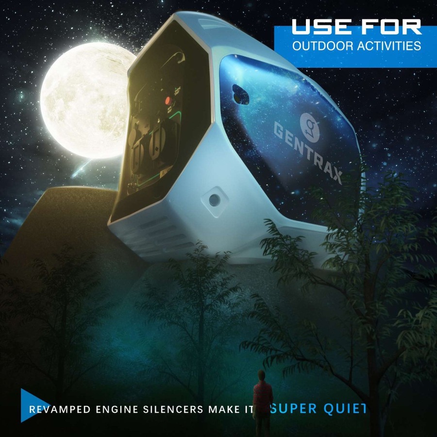 GENTRAX GPRO 2200 Inverter Generator - 2.2KW Max, 2.0KW Rated, Sine Wave, Petrol - Electric Start