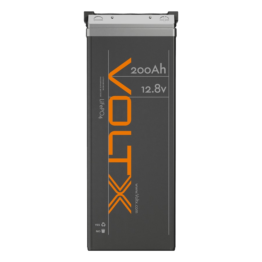 VoltX Slim 200Ah 12V Lithium Battery – 2560Wh Ultra-Thin, High-Capacity Power for RV, Solar & Emergency Backup