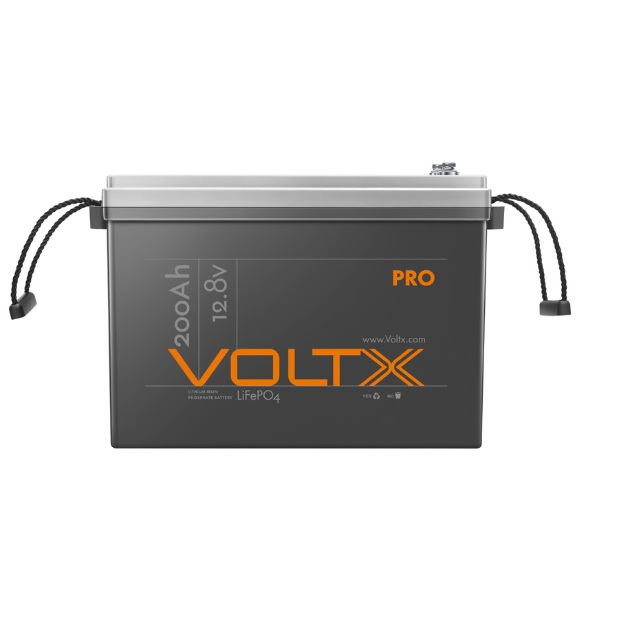 VoltX 12V Lithium Battery 200Ah + 200W Solar Panel
