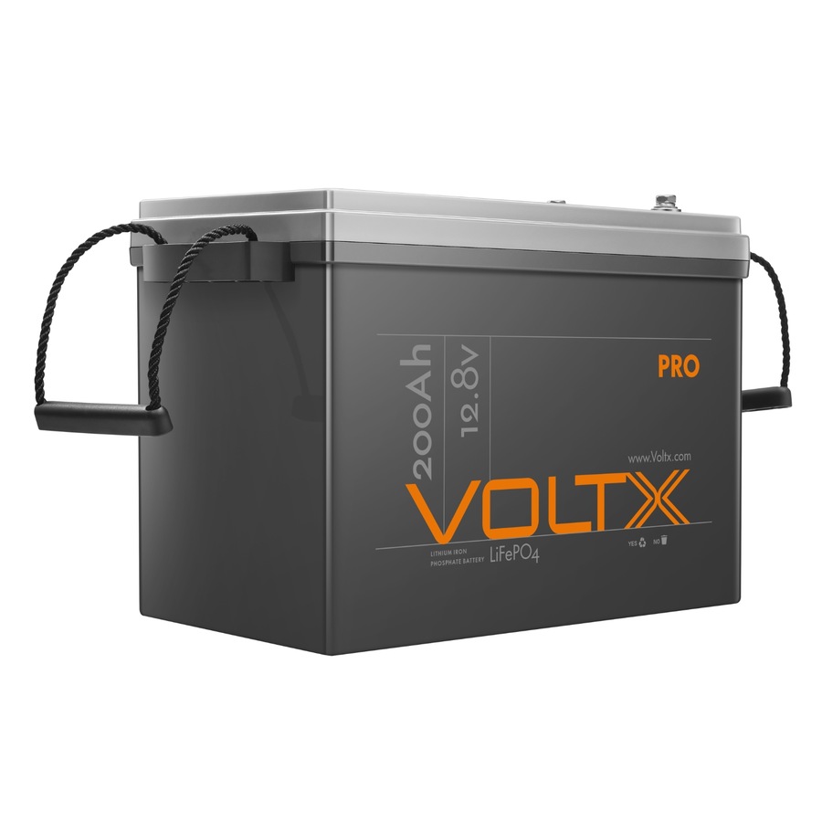VoltX 12V Lithium Battery 200Ah + 200W Solar Panel