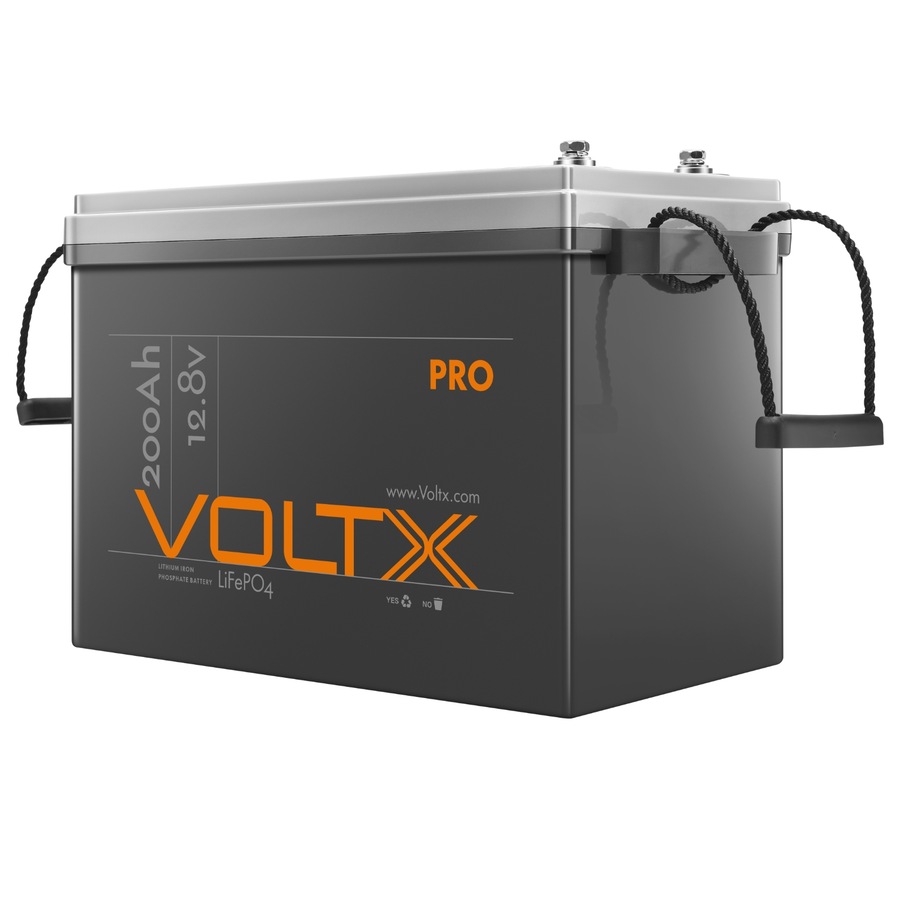 VoltX 12V Lithium Battery 200Ah + 200W Solar Panel
